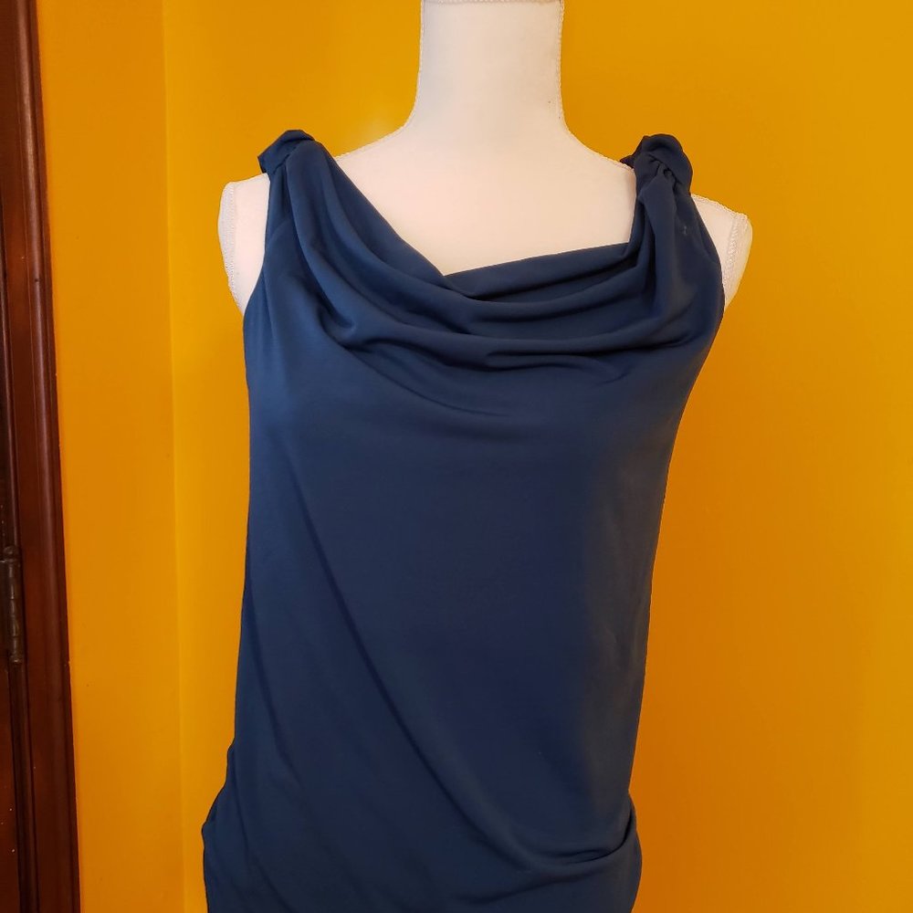 J. Peterman Sleeveless Cowl Neck Top
